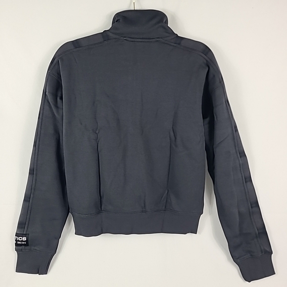 NEW Fabletics Women's Cozy Fleece Half Zip Mock Neck Sweatshirt Grey Sz S NWT - Picture 8 of 9